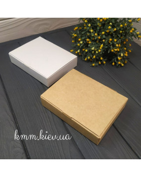 Коробка под конфеты с ложементом на 6 ячеек 110х145х30мм (белая, крафт) - Крафт-foto3