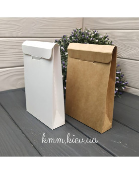 Коробка - саші 100х30х150мм (біла, крафт) - Крафт-foto3