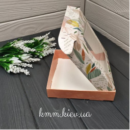Коробка з вікном "Листочки" 150х150х30мм-foto2