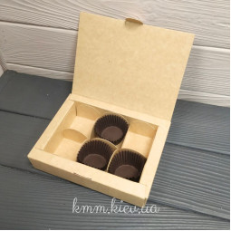 Паперова форма для цукерок кругла Коричнева 30х24мм - 18шт.-foto2
