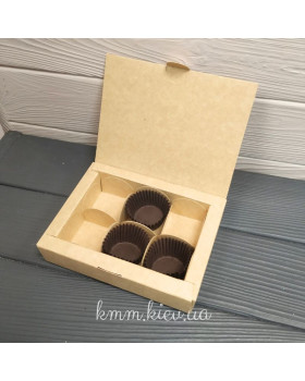 Паперова форма для цукерок кругла Коричнева 30х24мм - 18шт.-foto2