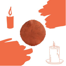 Барвник для свічок Цегляно-червоний органорозчинний сухий - 5 г