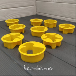 Вырубка круглая Ассорти (формочка для вырезки) 9шт.-foto2