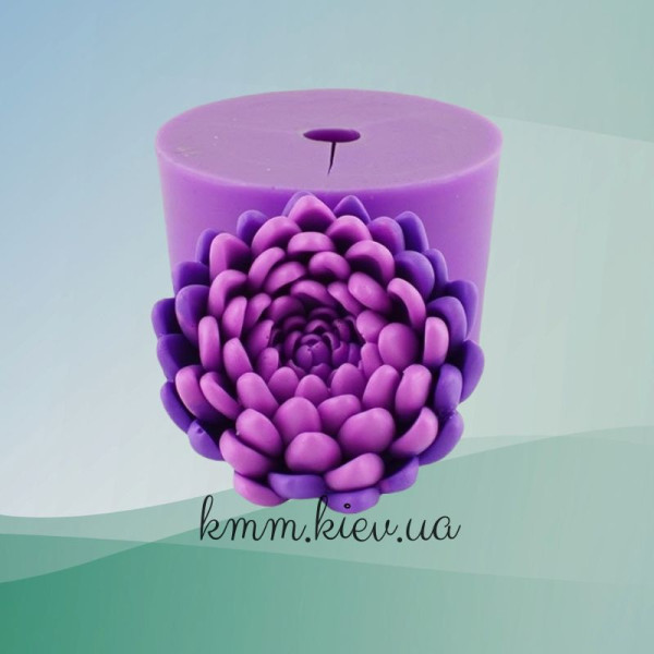 Силіконова форма люкс Астра пишна розкрита 3D