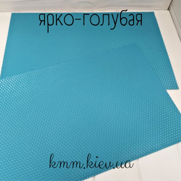 Вощина натуральна Яскраво-жовта та Яскраво-блакитна 410х260мм - Яскраво-блакитний