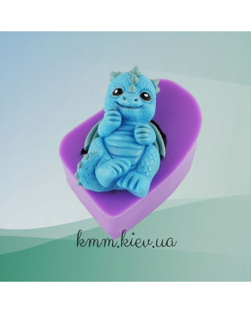 Силиконовая форма люкс 3D Дракончик малыш