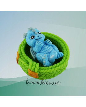 Силіконова форма люкс 3D Дракончик малюк-foto2