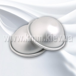 Алюмінієва форма для бомбочок Сфера середня Д55мм Алюмінієва форма для бомбочок Сфера середня Д55мм