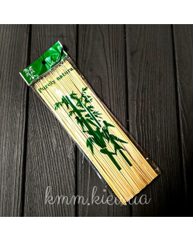 Паличка шпажка з натурального бамбука 100шт довжина в асортименті - 15 см-foto3