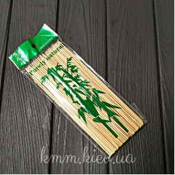 Палочка шпажка из натурального бамбука 100шт длина в ассортименте - 15 см-foto2