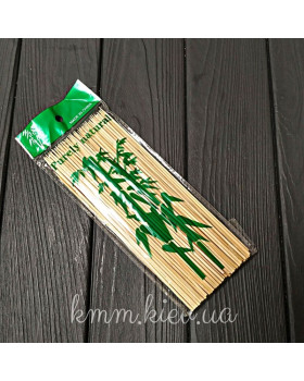 Паличка шпажка з натурального бамбука 100шт довжина в асортименті - 15 см-foto2