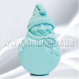 Силиконовая форма люкс Снеговики Макарун-foto2