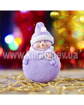 Силіконова форма люкс Сніговики Макарун