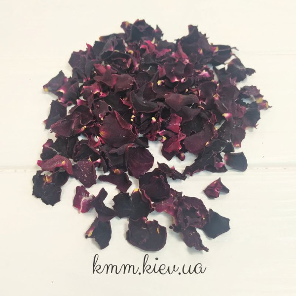 Пелюстки троянди бордові крупні сухоцвіт 5г