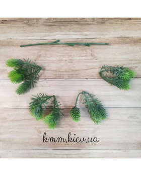 Хвоя мелкая Зеленая декоративная (букет, ветка) - ветка-foto2
