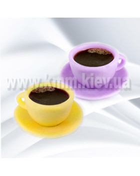Силіконова форма люкс Чашка з блюдцем 3D 2 форми