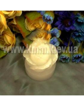 Силіконова форма люкс Свічка-троянда міні 3D