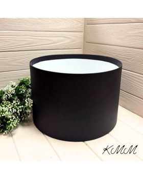 Капелюшна коробка Гігант чорна - 30см / 20см