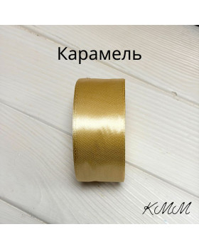 Стрічка атласна 40мм, рулон (23м) - Чорний-foto6