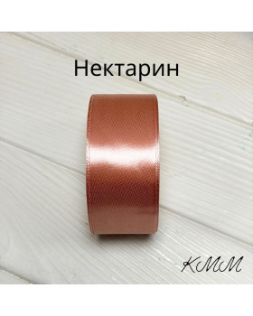 Стрічка атласна 40мм, рулон (23м) - Чорний-foto4