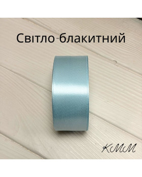 Стрічка атласна 40мм, рулон (23м) - Чорний-foto7