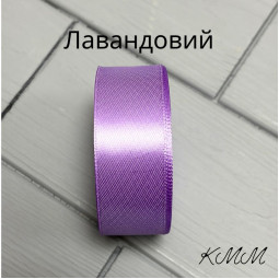 Стрічка атласна 25мм колір в асортименті, рулон 23м - Червоний-foto12