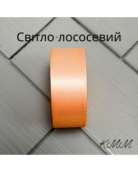 Стрічка атласна 25мм колір в асортименті, рулон 23м - Червоний-foto16