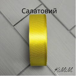 Стрічка атласна 25мм колір в асортименті, рулон 23м - Червоний-foto5