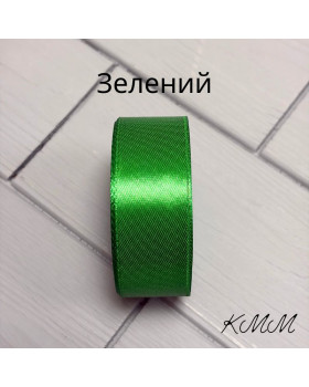 Стрічка атласна 25мм колір в асортименті, рулон 23м - Червоний-foto17