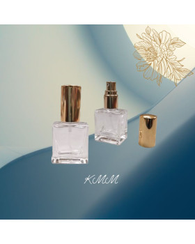 Флакон парфумерний скляний Аня з золотим розпилювачем 9мл