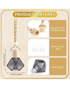 Флакон Гірський кришталь для ароматизатора в авто скляний 8мл-foto2