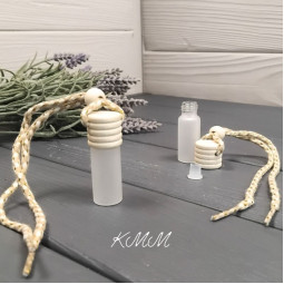 Флакон матовый для ароматизатора в авто стеклянный  5 мл