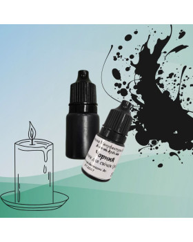 Барвник для свічок рідкий Чорний - 5мл Барвник для свічок рідкий Чорний - 5мл