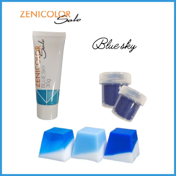 Пігмент Блакитне небо (блакитний) ZeniColor Solo Словаччина - 5г
