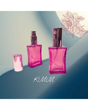 Флакон парфумерний скляний Далі рожевий із розпилювачем Рожеве золото 30мл