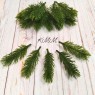 Добавка насадка Гілка ялинки Зелена 8см - 5шт