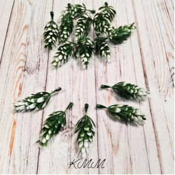  Добавка насадка Хміль біло-зелений 5,5 см - 5шт