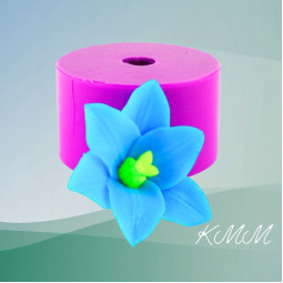 Силіконова форма 3D Дзвіночок квітка розкритий бутон