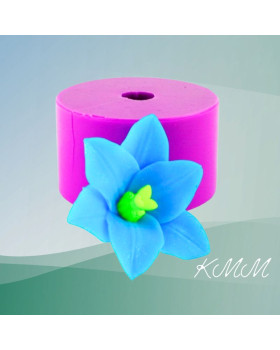 Силіконова форма 3D Дзвіночок квітка розкритий бутон