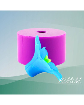 Силіконова форма 3D Дзвіночок квітка розкритий бутон-foto3