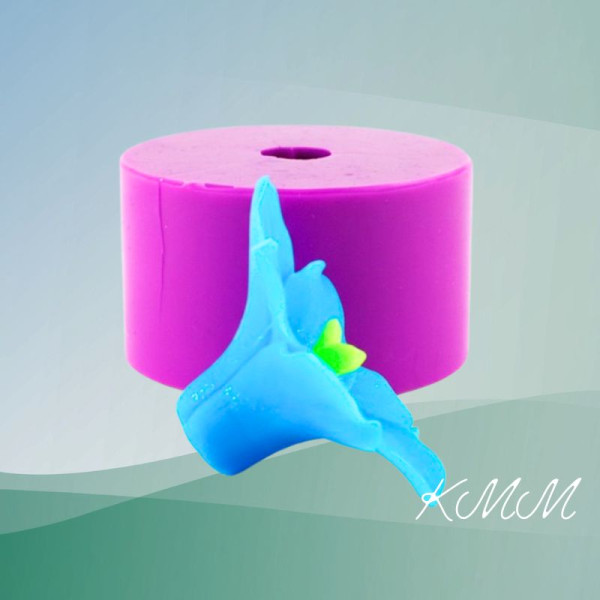 Силіконова форма 3D Дзвіночок квітка розкритий бутон