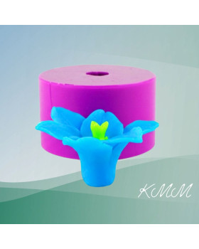 Силіконова форма 3D Дзвіночок квітка розкритий бутон-foto2