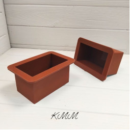 Силіконова форма під нарізку Прямокутник 450г Преміум (6,5х6,5х11,5см) Китай