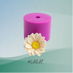 Силиконовая форма люкс Ромашка в бутоне Большая 3D