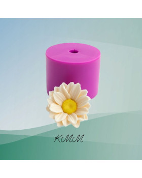 Силиконовая форма люкс Ромашка в бутоне Большая 3D