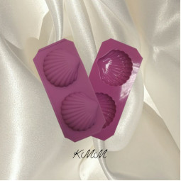 Силиконовая форма Ракушки 2шт.