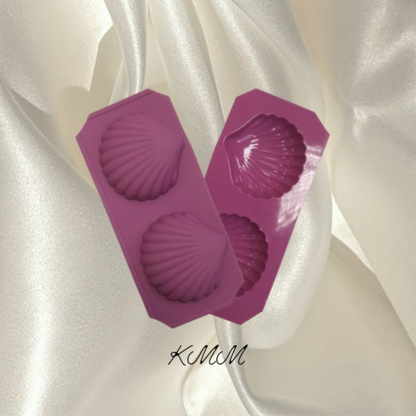 Силиконовая форма Ракушки 2шт.