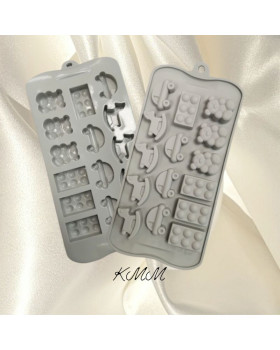 Силіконова форма планшет міні “Дитячі іграшки-2” - 15шт Силіконова форма планшет міні “Дитячі іграшки-2” - 15шт