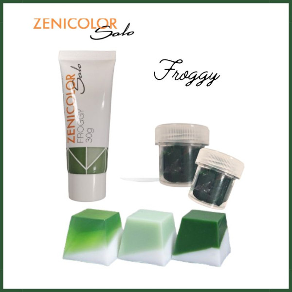 Пігмент Фроггі (зелений) ZeniColor Solo Словаччина - 5г
