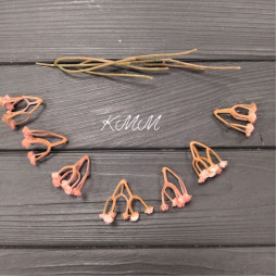 Гипсофила розовая силиконовая 7 насадок - ветка-foto2